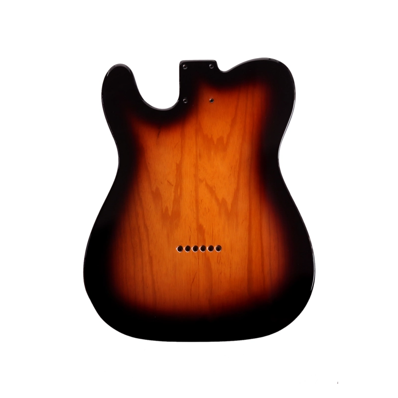 Special Wood Veneer Electric Guitar Body Telecaster SS Ash Wood Brown