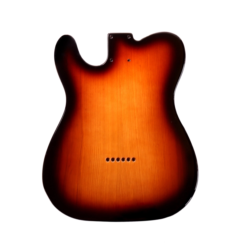 Special Wood Veneer Electric Guitar Body Telecaster SS Ash Wood Sunburst