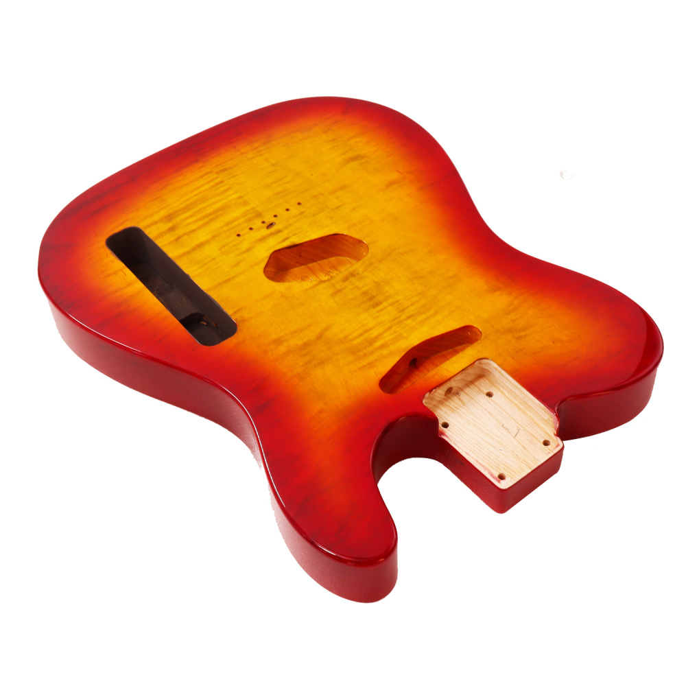 Special Wood Veneer Electric Guitar Body Telecaster SS Ash Wood Sunset