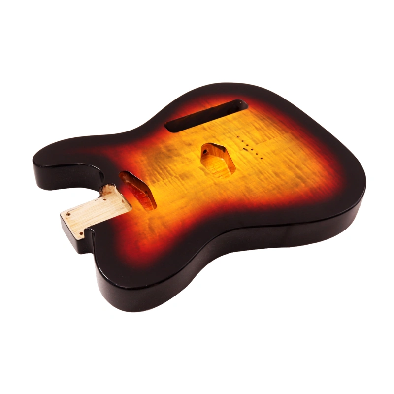 Special Wood Veneer Electric Guitar Body Telecaster SS Ash Wood Sunset