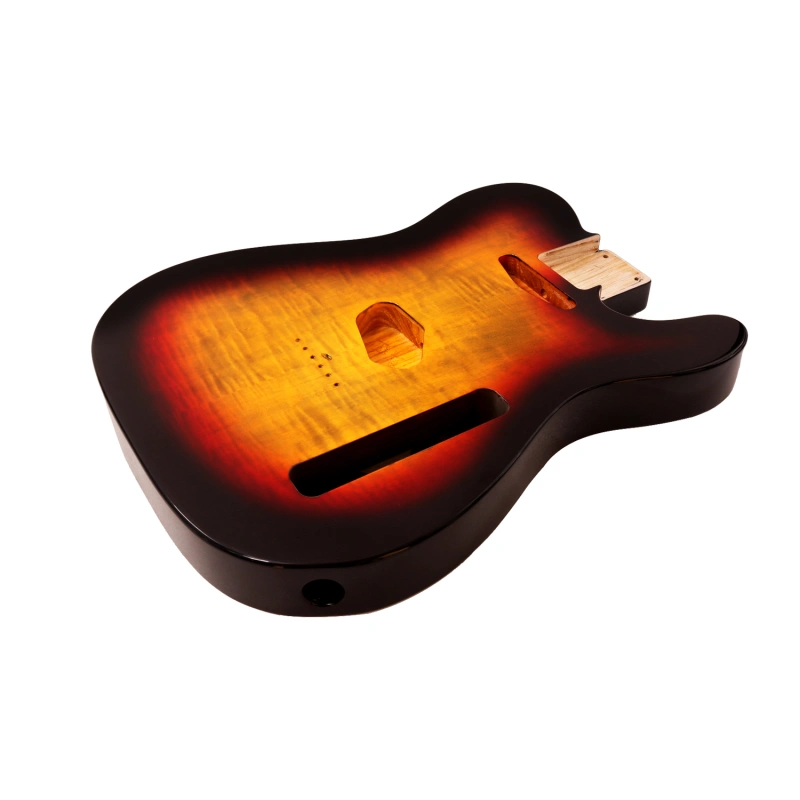 Special Wood Veneer Electric Guitar Body Telecaster SS Ash Wood Sunset