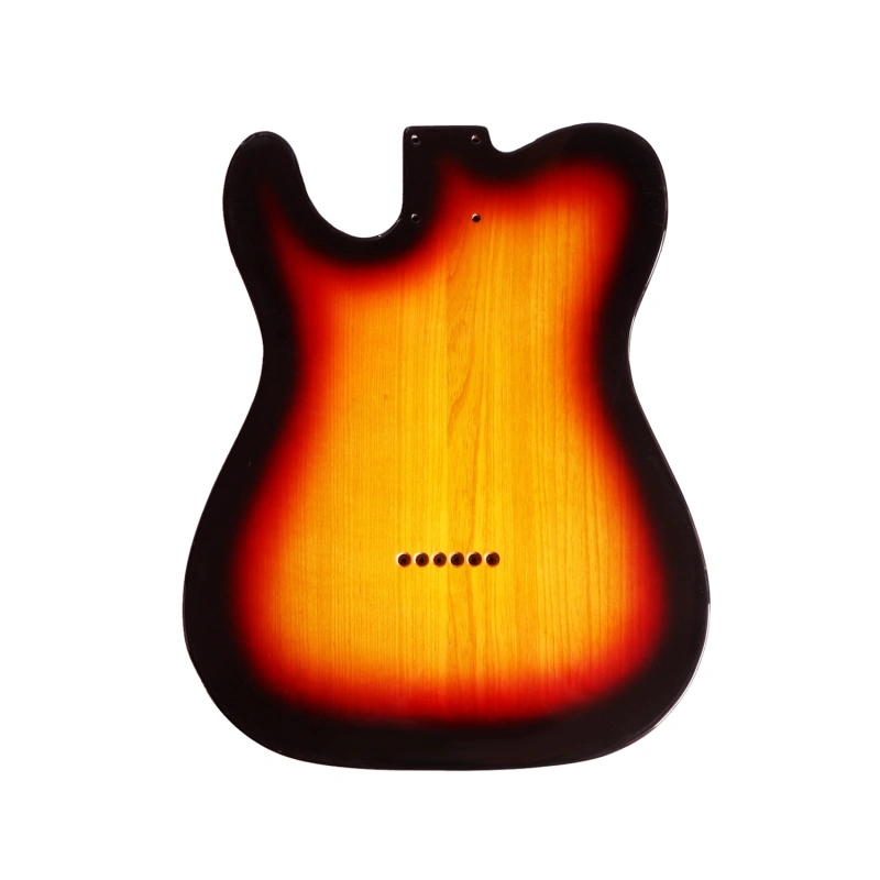 Special Wood Veneer Electric Guitar Body Telecaster SS Ash Wood Sunset