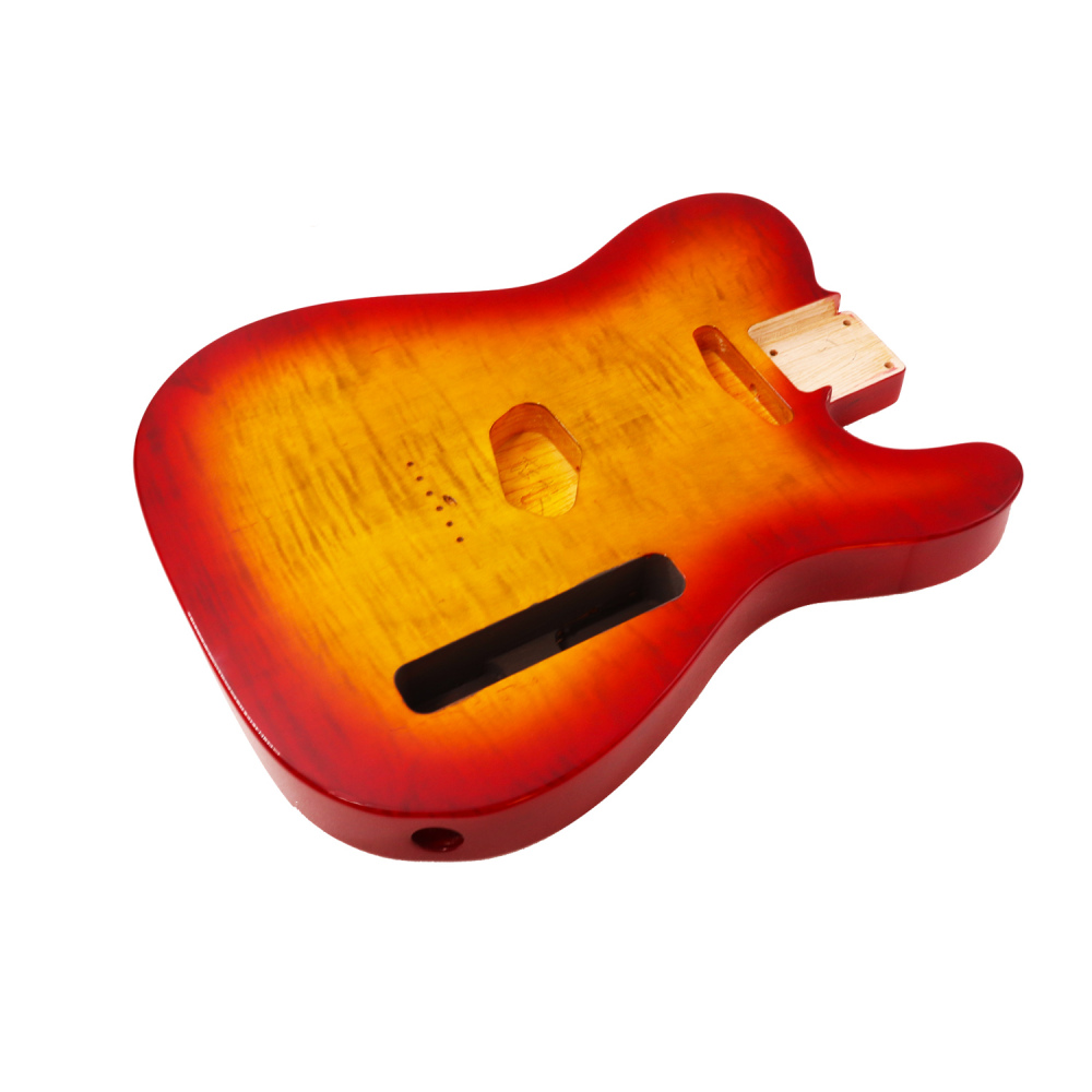 Special Wood Veneer Electric Guitar Body Telecaster SS Ash Wood Sunset