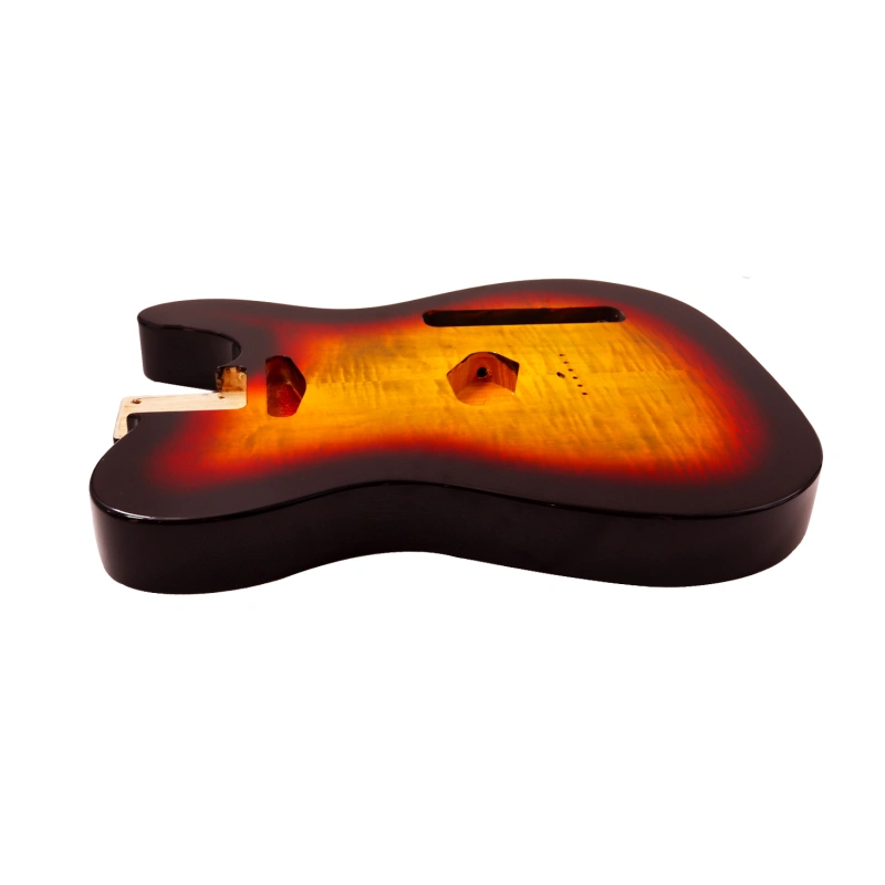 Special Wood Veneer Electric Guitar Body Telecaster SS Ash Wood Sunset