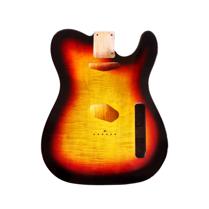 Special Wood Veneer Electric Guitar Body Telecaster SS Ash Wood Sunset