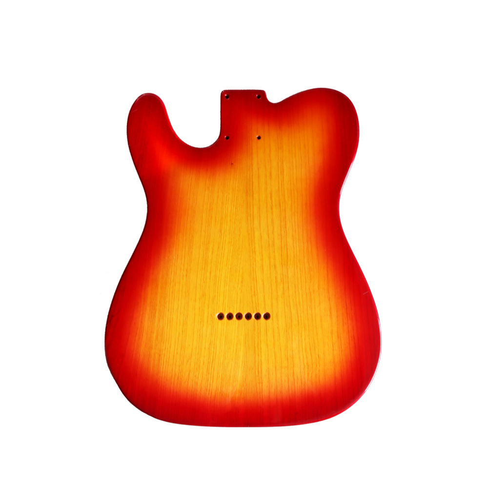 Special Wood Veneer Electric Guitar Body Telecaster SS Ash Wood Sunset