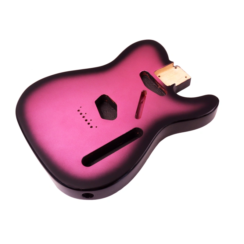 Roasted Poplar Electric Guitar Body Telecaster SS Violet Burst Color