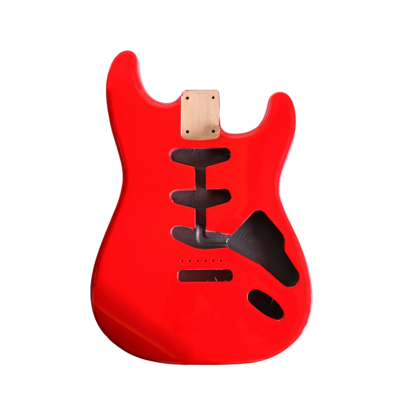 Roasted Poplar Electric Guitar Body Stratocaster SSS Dakota Red