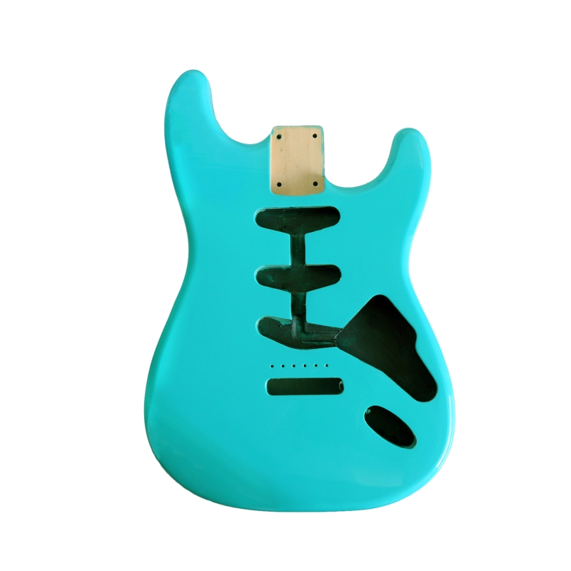 Roasted Poplar Electric Guitar Body Stratocaster SSS Sea Foam Green color
