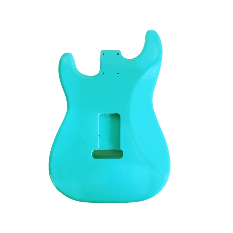 Roasted Poplar Electric Guitar Body Stratocaster SSS Sea Foam Green color