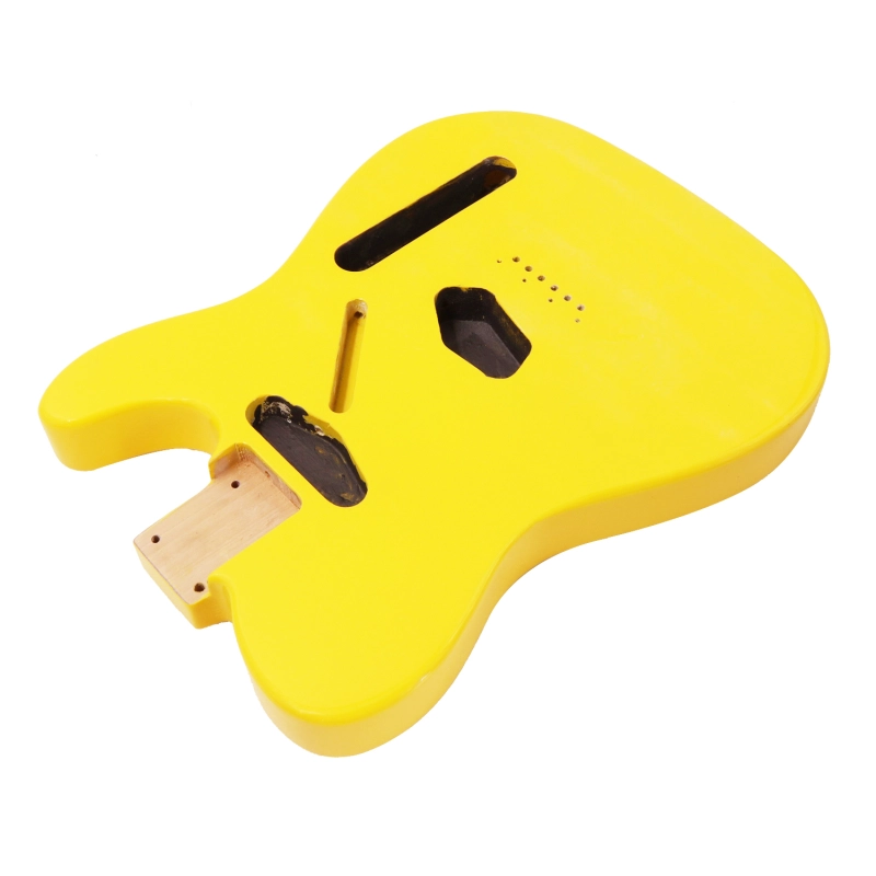 Roasted Poplar Guitar Body Telecaster SS Graffiti Yellow color