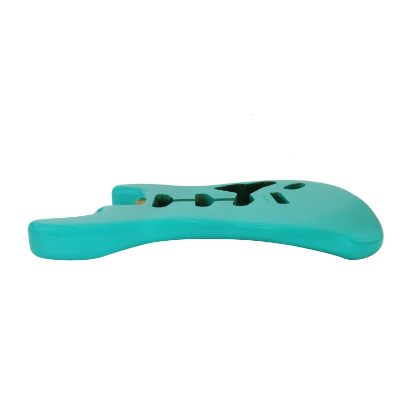 Roasted Poplar Electric Guitar Body Stratocaster SSS Sea Foam Green color