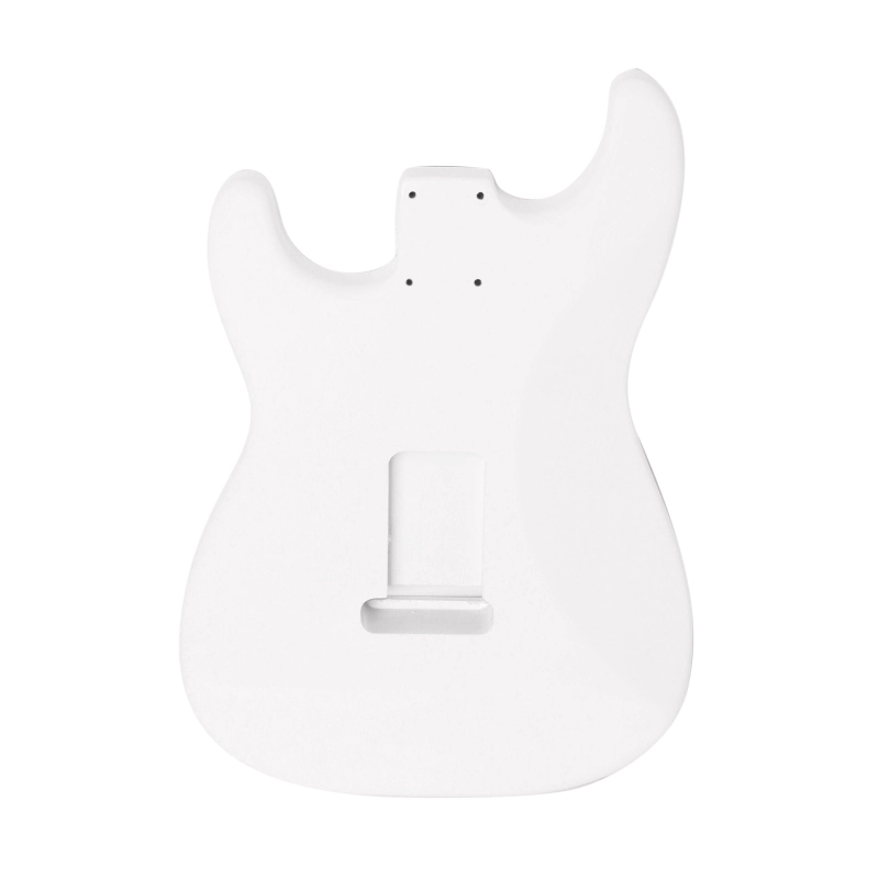 American Alder Electric Guitar Body Stratocaster SSS White Color