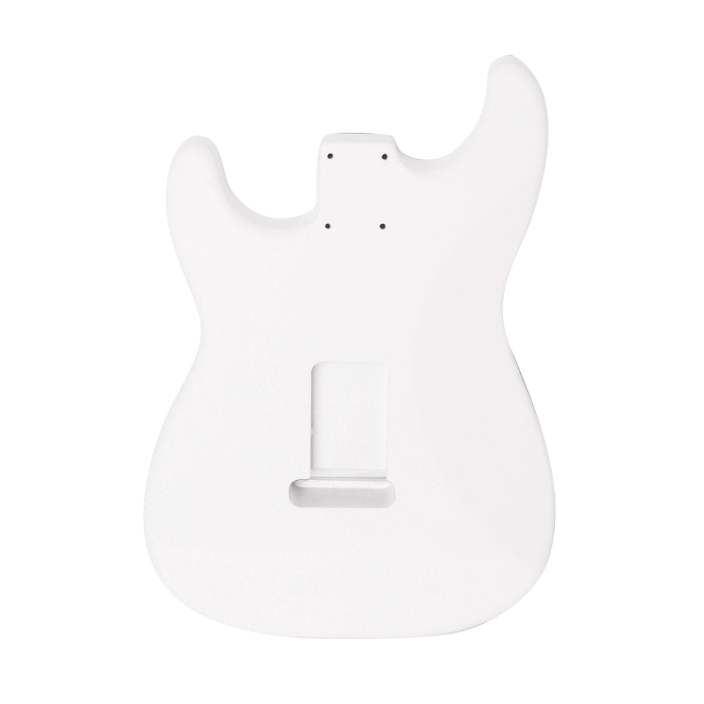 American Alder Electric Guitar Body Stratocaster SSS White Color