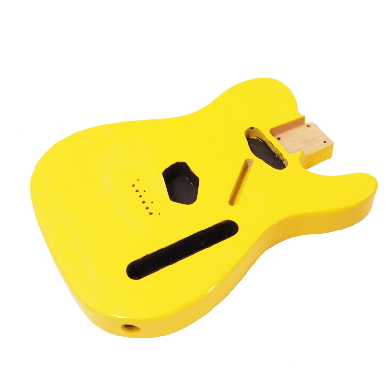 Roasted Poplar Guitar Body Telecaster SS Graffiti Yellow color