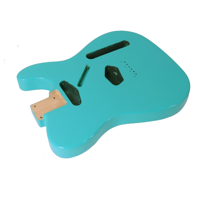 Roasted Poplar Guitar Body Telecaster SS Sea Foam Green color