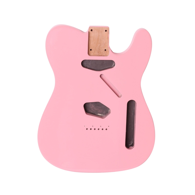 Roasted Poplar Guitar Body Telecaster SS Shell Pink Color