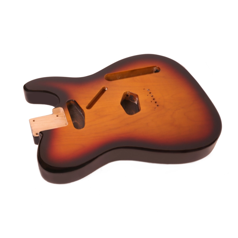 Roasted Poplar Guitar Body Telecaster SS 3 Tune Sunburst Color
