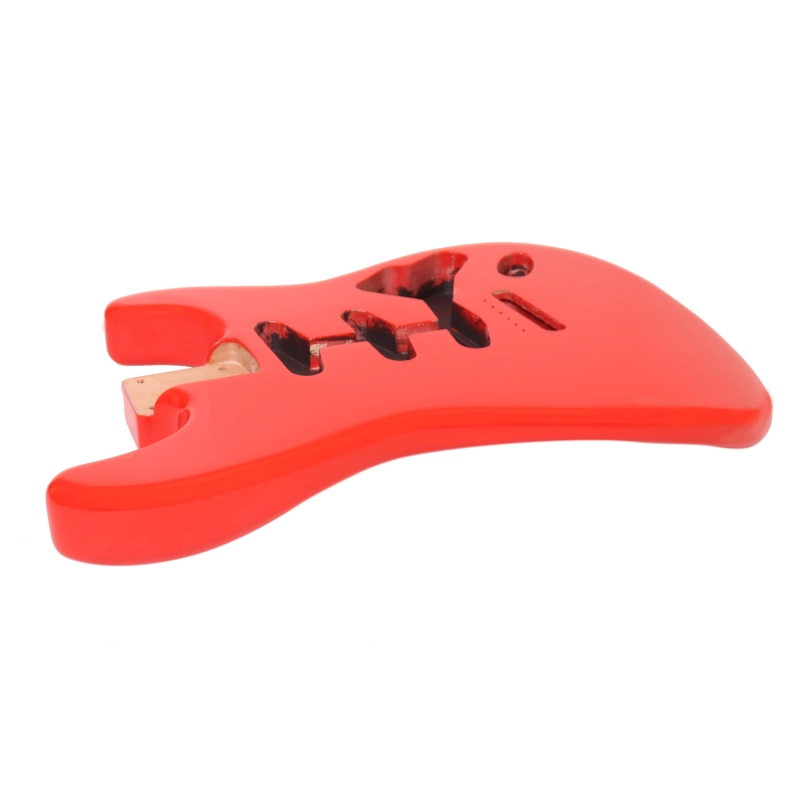 Roasted Poplar Electric Guitar Body Stratocaster SSS Festa Red Color