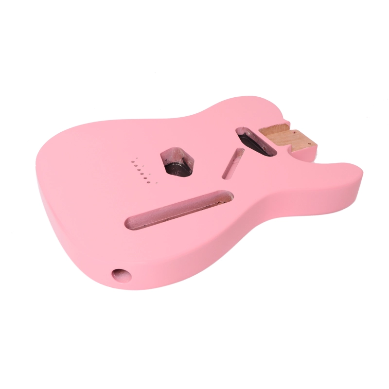 Roasted Poplar Guitar Body Telecaster SS Shell Pink Color