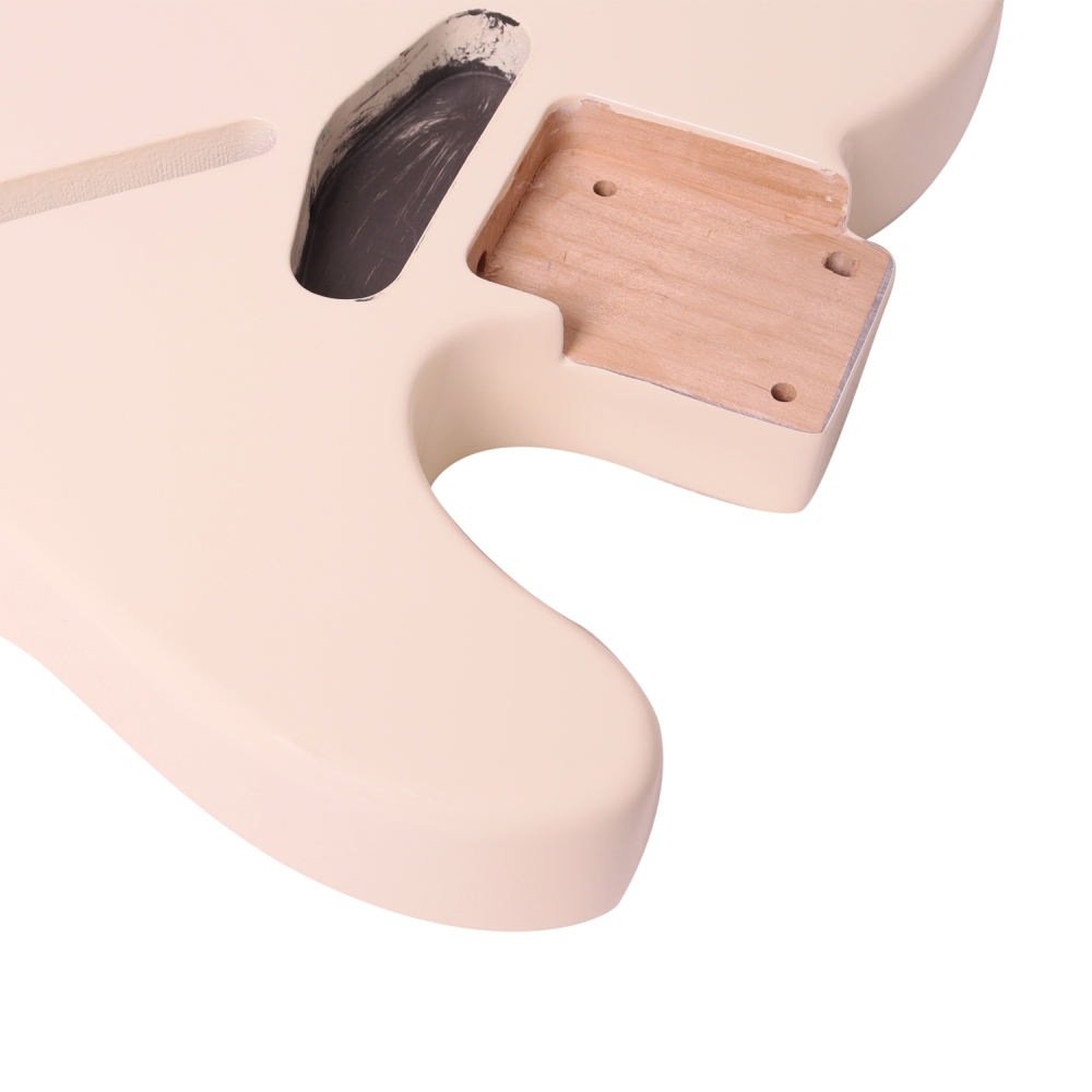 Roasted Poplar Guitar Body Telecaster SS Cream Color