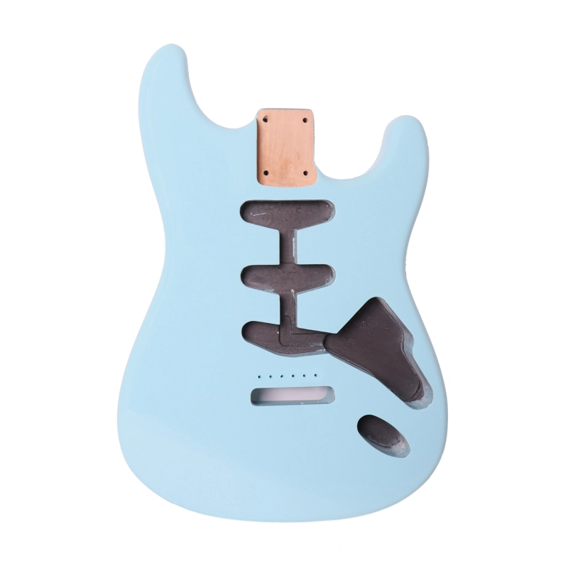 Roasted Poplar Electric Guitar Body Stratocaster SSS Sonic Blue Color