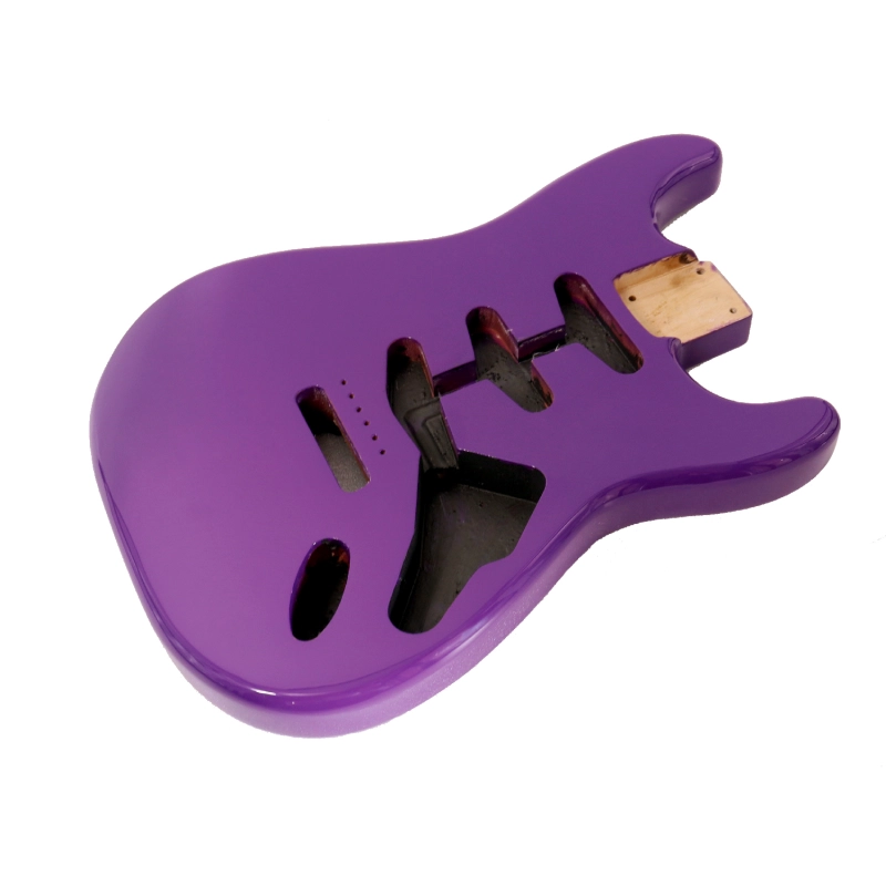Roasted Poplar Electric Guitar Body Stratocaster SSS Midnight Purple Color