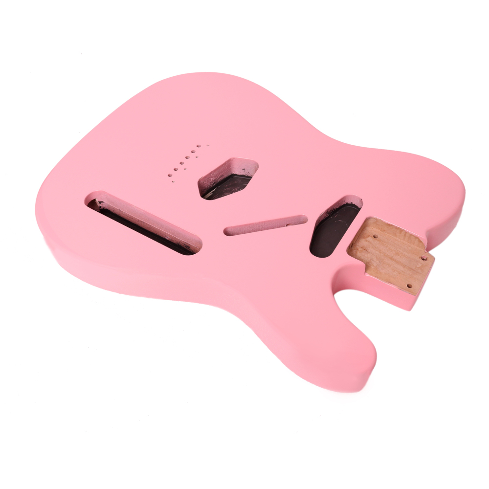 Roasted Poplar Guitar Body Telecaster SS Shell Pink Color