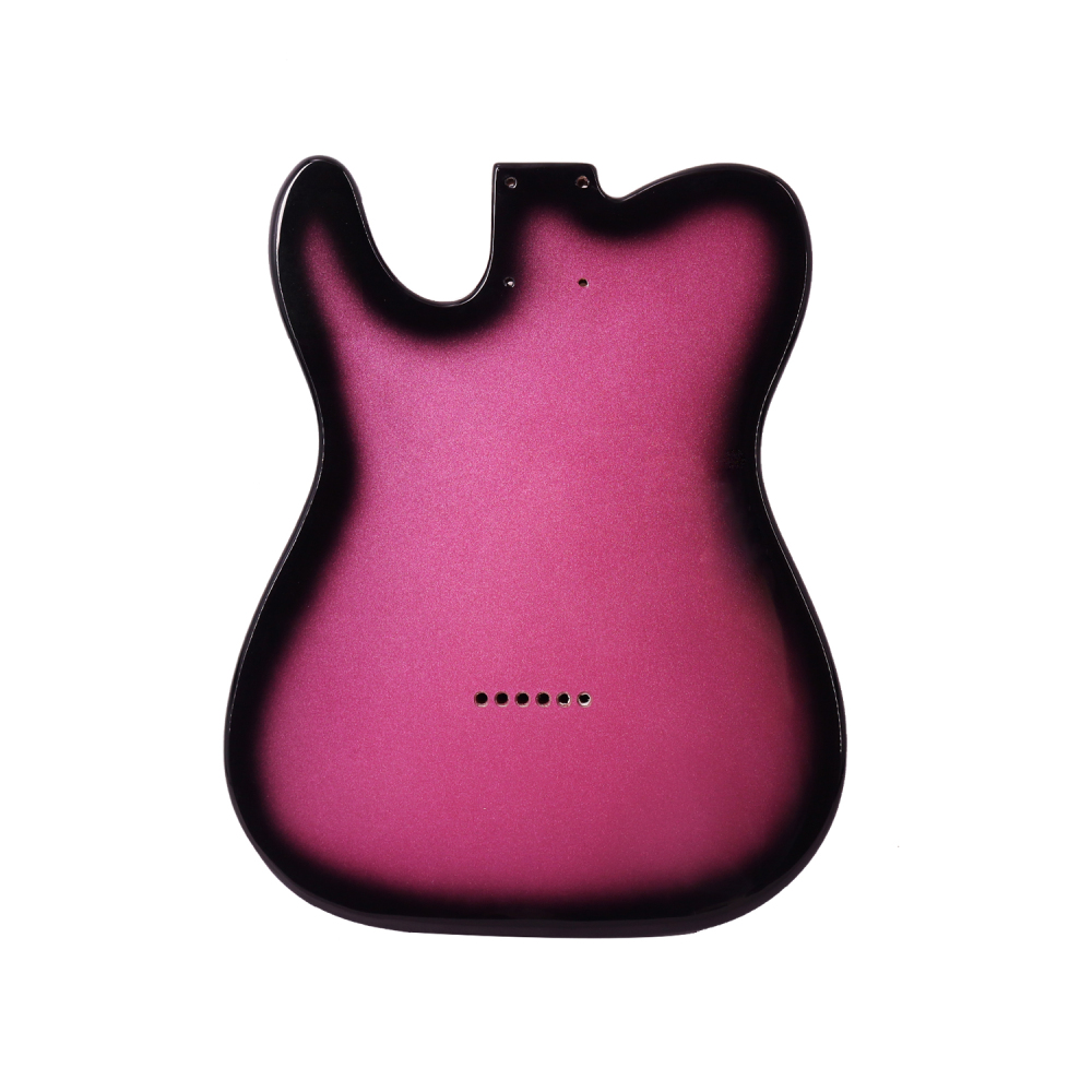 Roasted Poplar Electric Guitar Body Telecaster SS Violet Burst Color