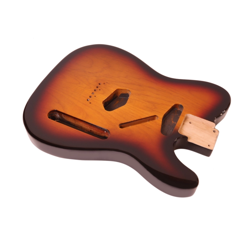 Roasted Poplar Guitar Body Telecaster SS 3 Tune Sunburst Color