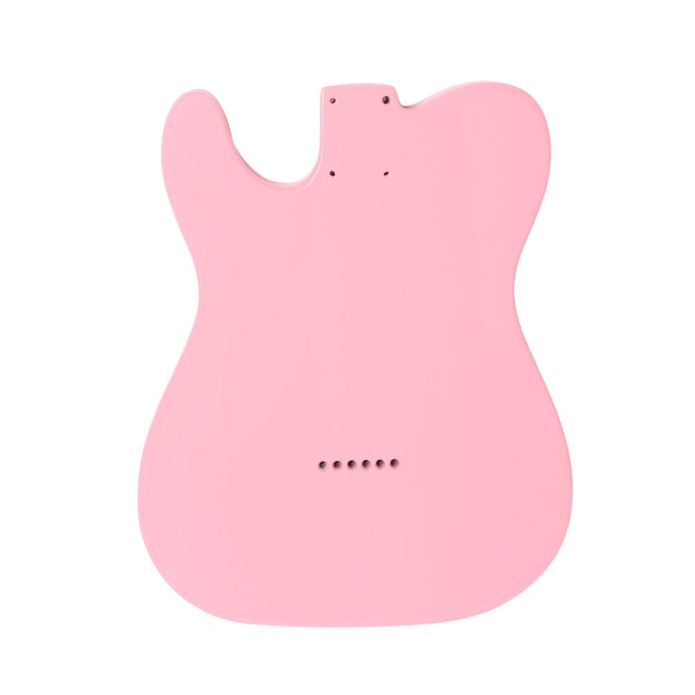 Roasted Poplar Guitar Body Telecaster SS Shell Pink Color