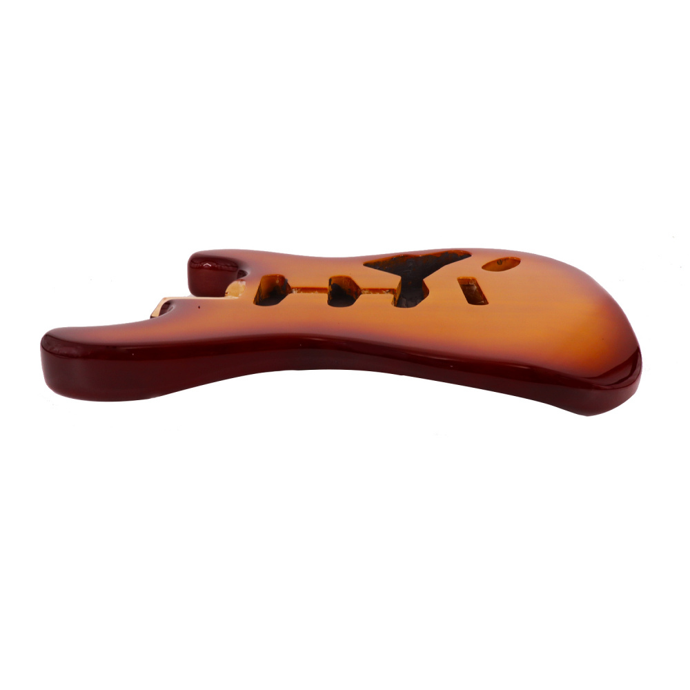 American Alder Electric Guitar Body Stratocaster SSS Tobacco Burst Color