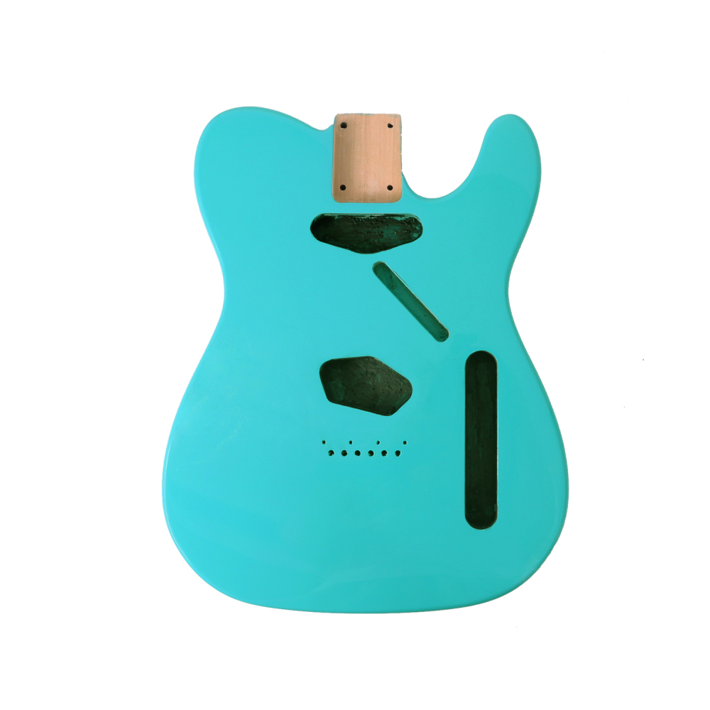 Roasted Poplar Guitar Body Telecaster SS Sea Foam Green color