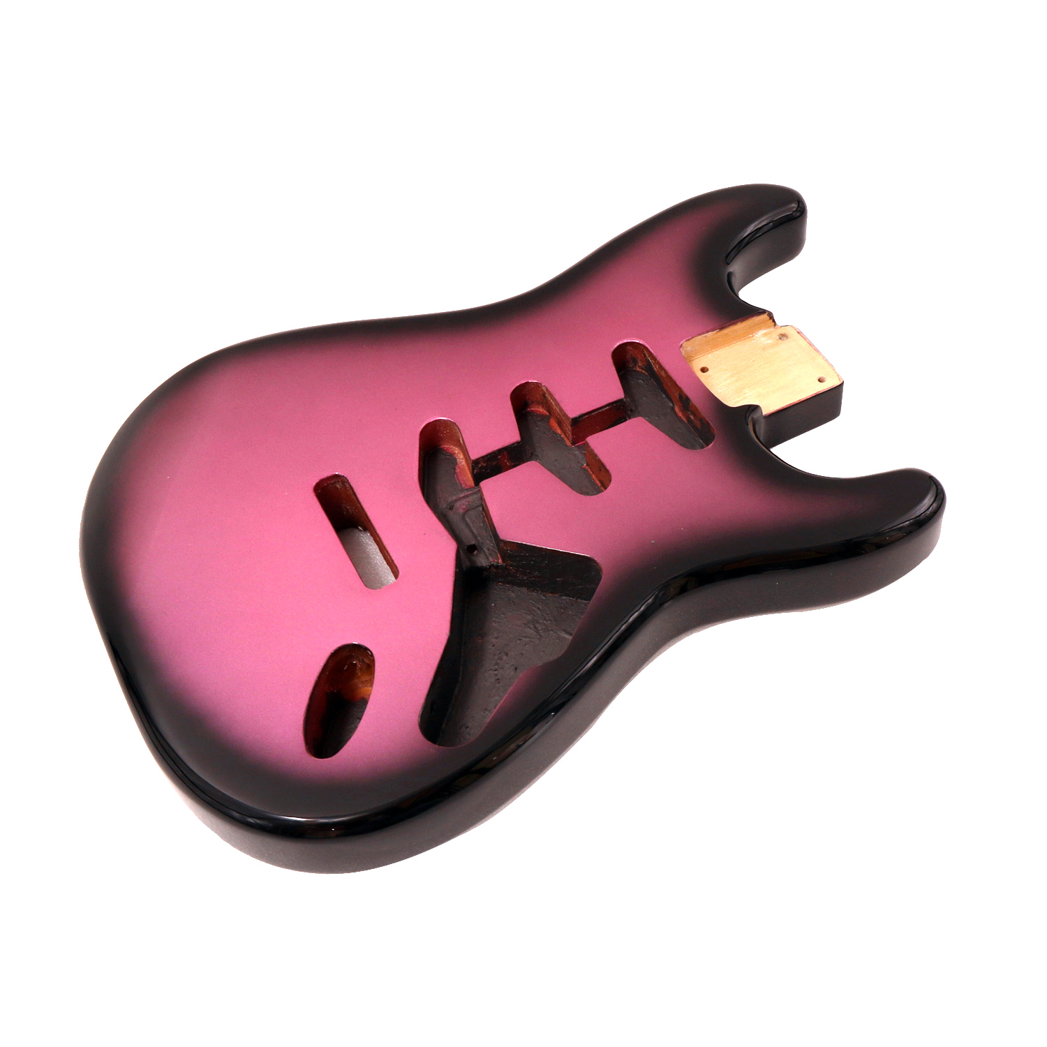 Roasted Poplar Electric Guitar Body Stratocaster SSS Violet Burst
