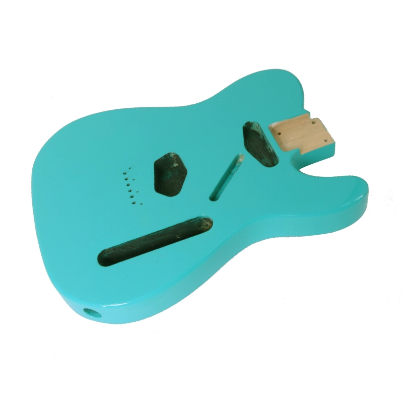 Roasted Poplar Guitar Body Telecaster SS Sea Foam Green color