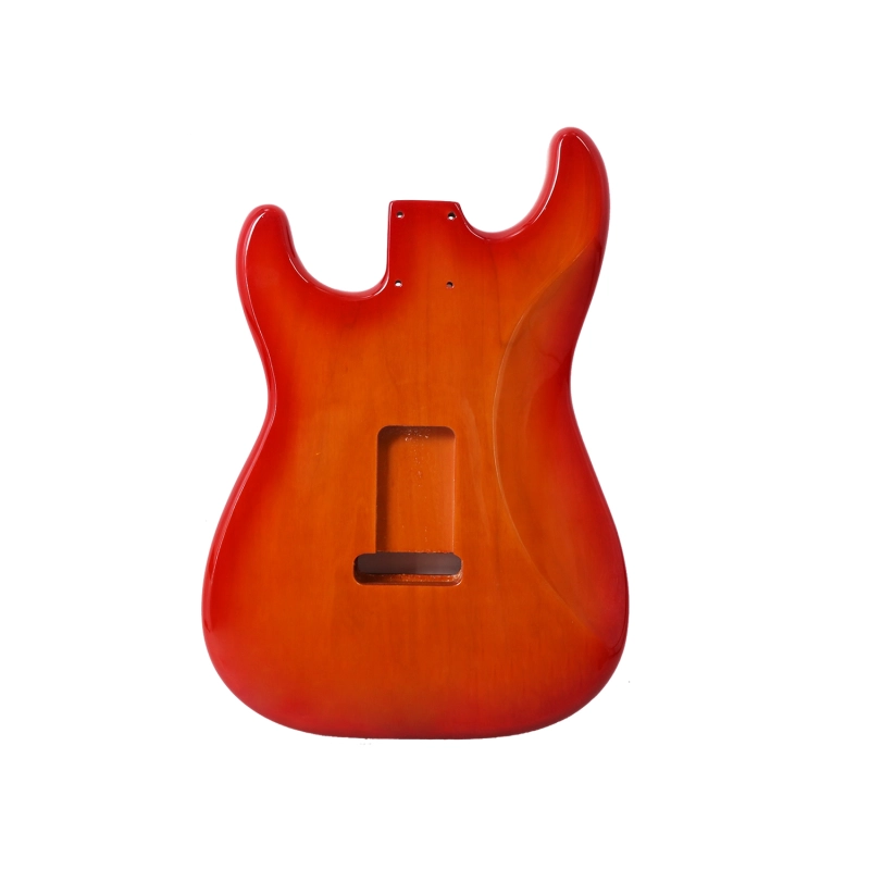 Roasted Poplar Electric Guitar Body Stratocaster SSS Sienna Sunburst Color