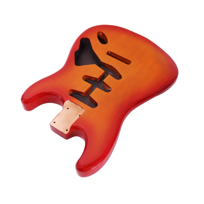 Roasted Poplar Electric Guitar Body Stratocaster SSS Sienna Sunburst Color