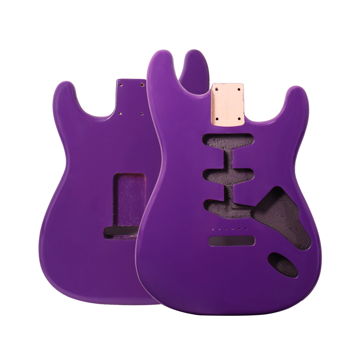 Roasted Poplar Electric Guitar Body Stratocaster SSS Midnight Purple Color