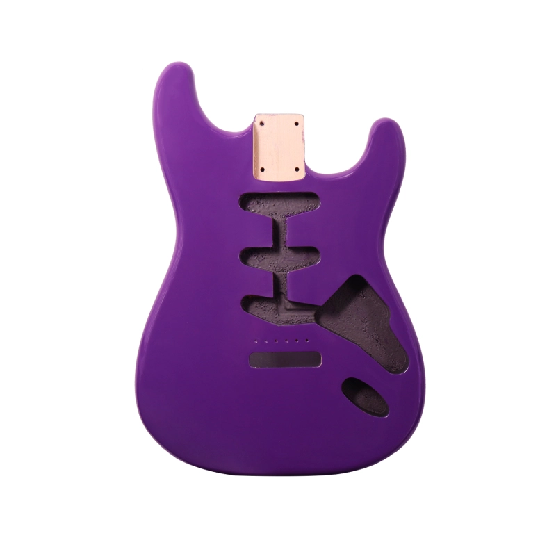 Roasted Poplar Electric Guitar Body Stratocaster SSS Midnight Purple Color