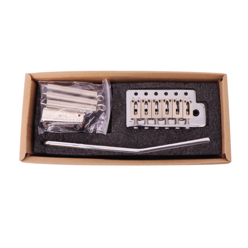electric guitar Tremolo bridge with full brass block base 6-point type 54mm chrome finish