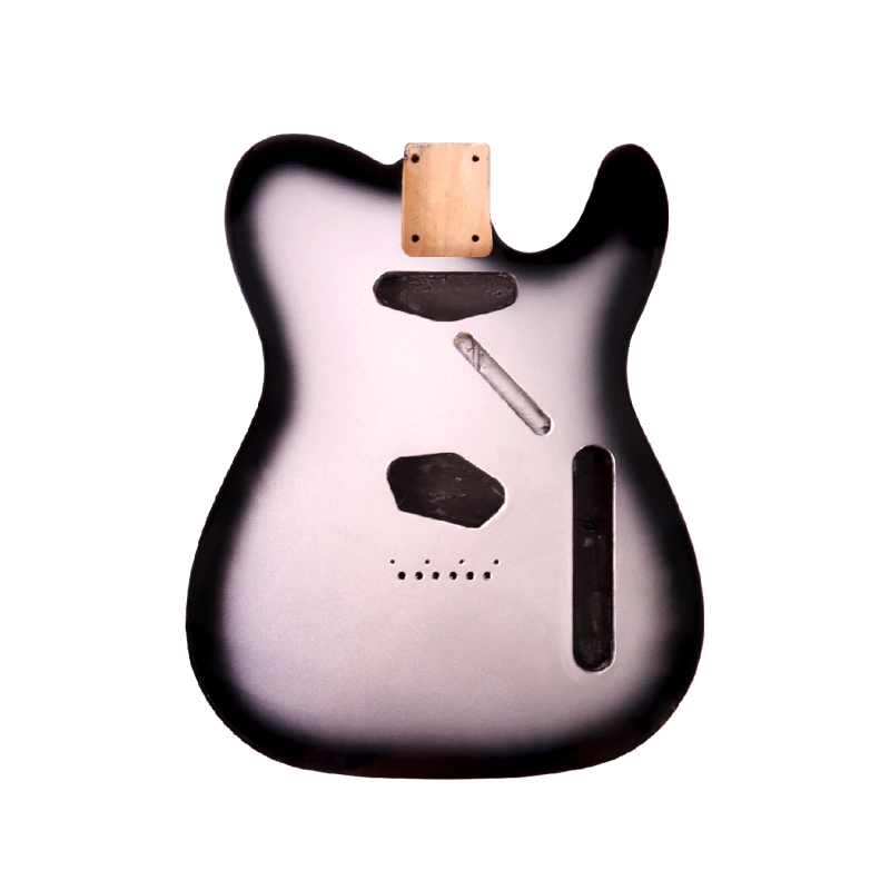 Roasted Poplar Electric Guitar Body Telecaster SS Silver Burst Color