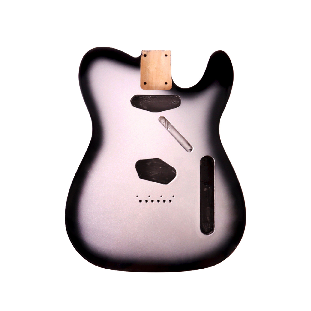 Roasted Poplar Electric Guitar Body Telecaster SS Silver Burst Color