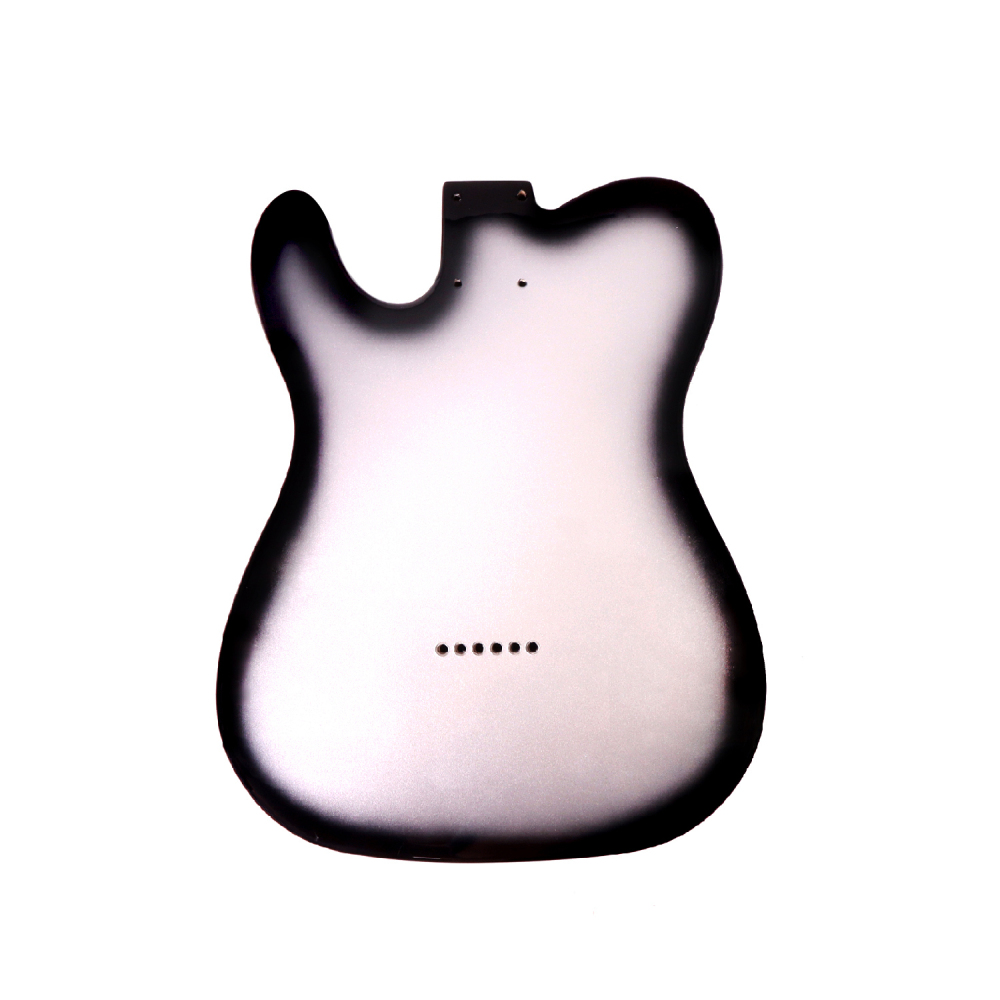 Roasted Poplar Electric Guitar Body Telecaster SS Silver Burst Color