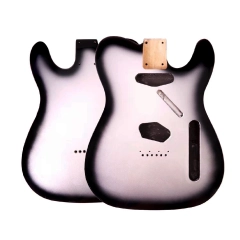 Roasted Poplar Electric Guitar Body Telecaster SS Silver Burst Color