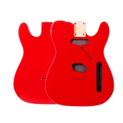 Roasted Poplar Guitar Body Telecaster SS Sienna Dakota Red color