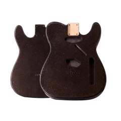 Roasted Poplar Electric Guitar Body Telecaster SS Black Sparkle Color