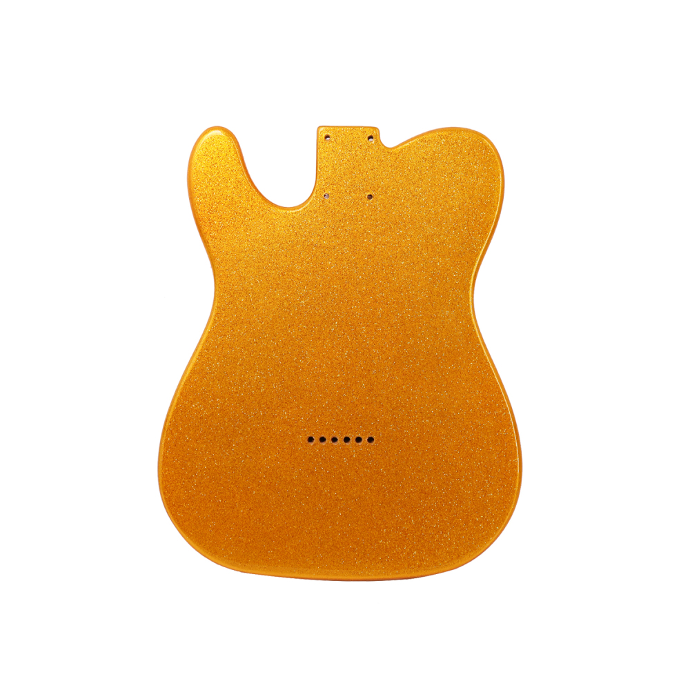 Roasted Poplar Electric Guitar Body Telecaster SS Gold Sparkle Color