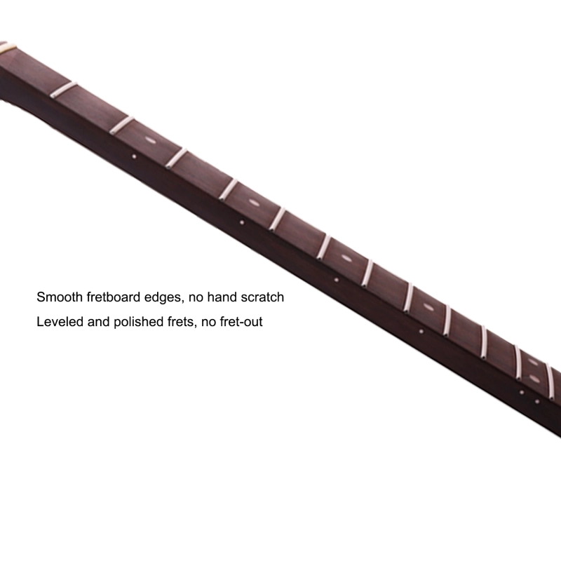 Premium Telecaster Quarter Sawn Rosewood Guitar Neck Rosewood Fretboard 9.5" Radius 10 mm Holes 22 Frets Satin Finish Master Build