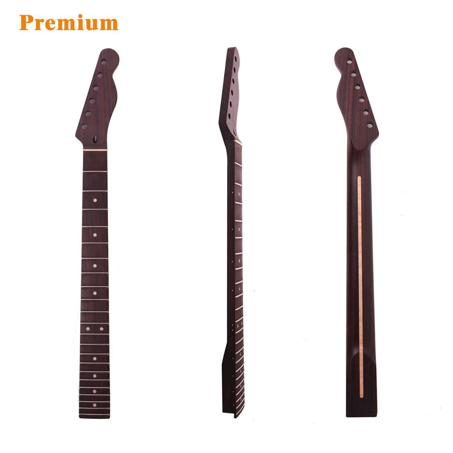 Premium Telecaster Quarter Sawn Rosewood Guitar Neck Rosewood Fretboard 9.5