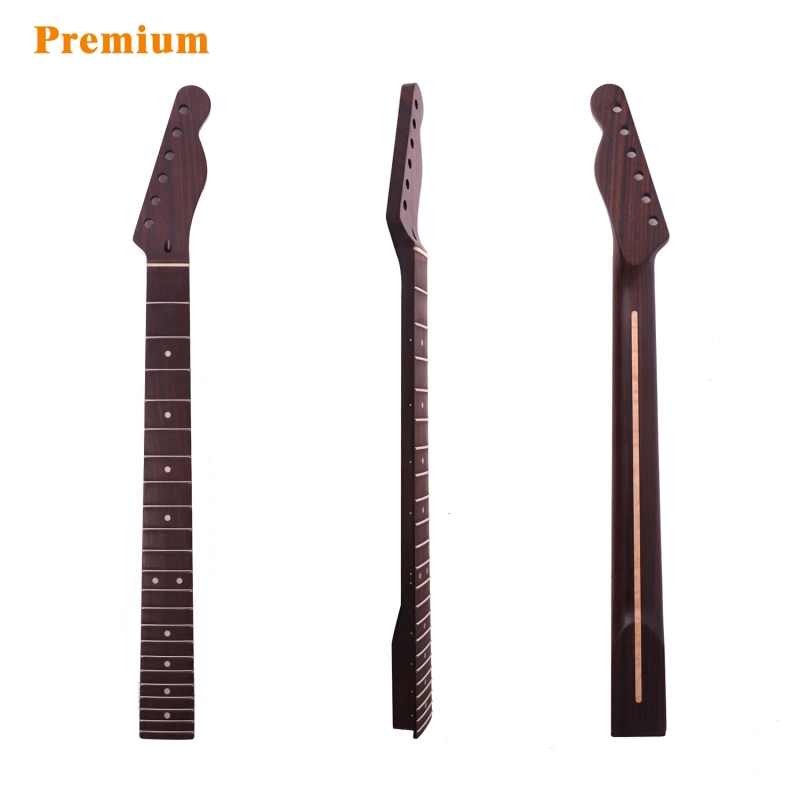 Premium Telecaster Quarter Sawn Rosewood Guitar Neck Rosewood Fretboard 9.5" Radius 10 mm Holes 22 Frets Satin Finish Master Build